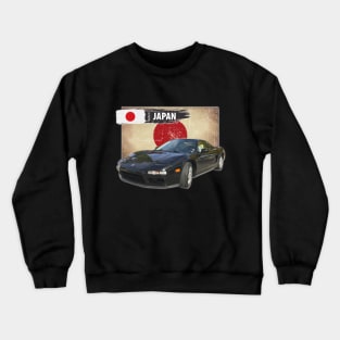 1991 Acura NSX in Berlina Black 07 Crewneck Sweatshirt